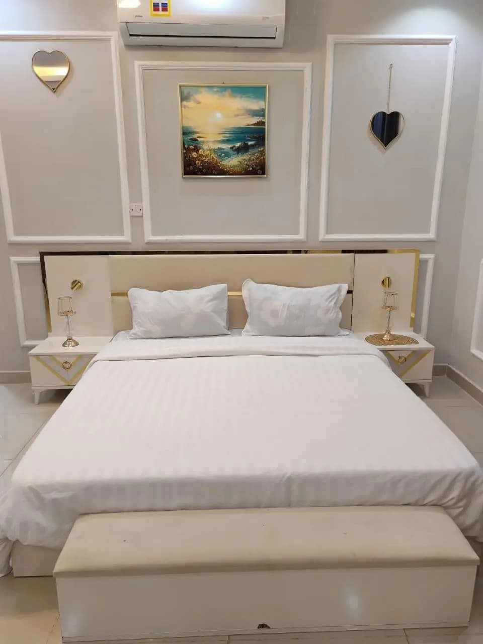 Bathroom in 2BHK Apartment furnished apartment