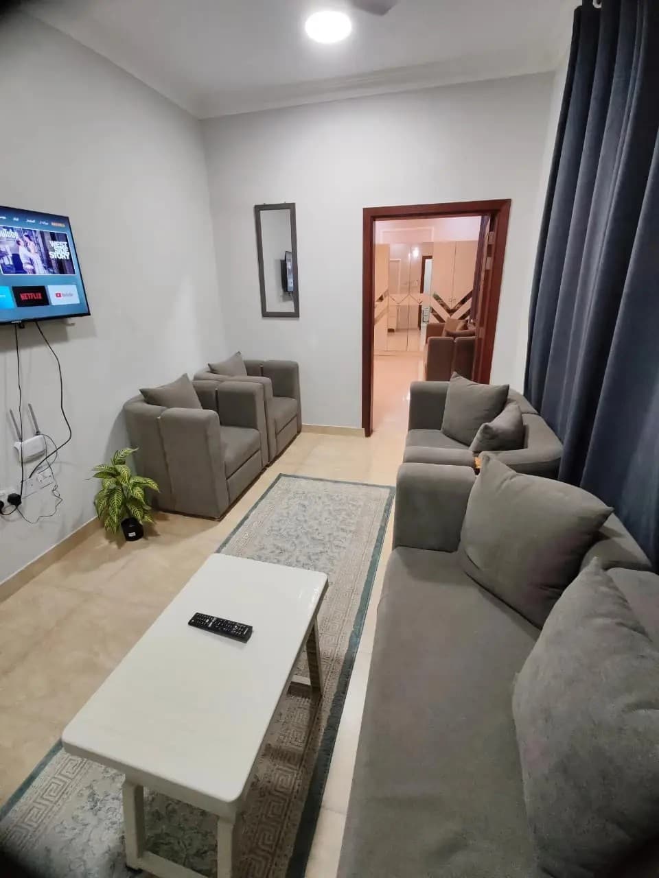 Balcony view from 2BHK Apartment, Nassayem Salalah Hotel Apartments & Suites Saada nesto